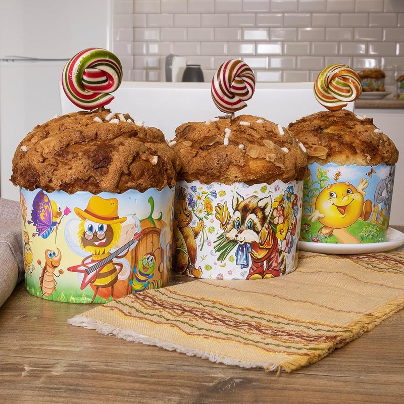 LOVARE Large Panettone Paper Mold Set - Image 5